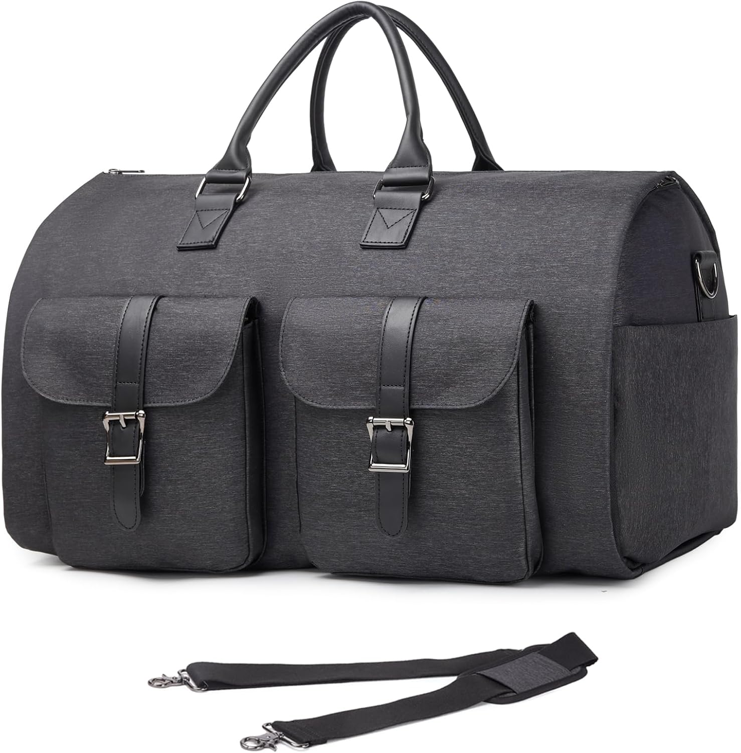 Convertible Travel Garment Bag,Carry on Garment Duffel Bag for Men Women - 2 in 1 Hanging Suitcase Suit Business Travel Bag