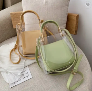 Jelly Transparent Crossbody Bag - Versatile, Stylish, and Stadium-Ready