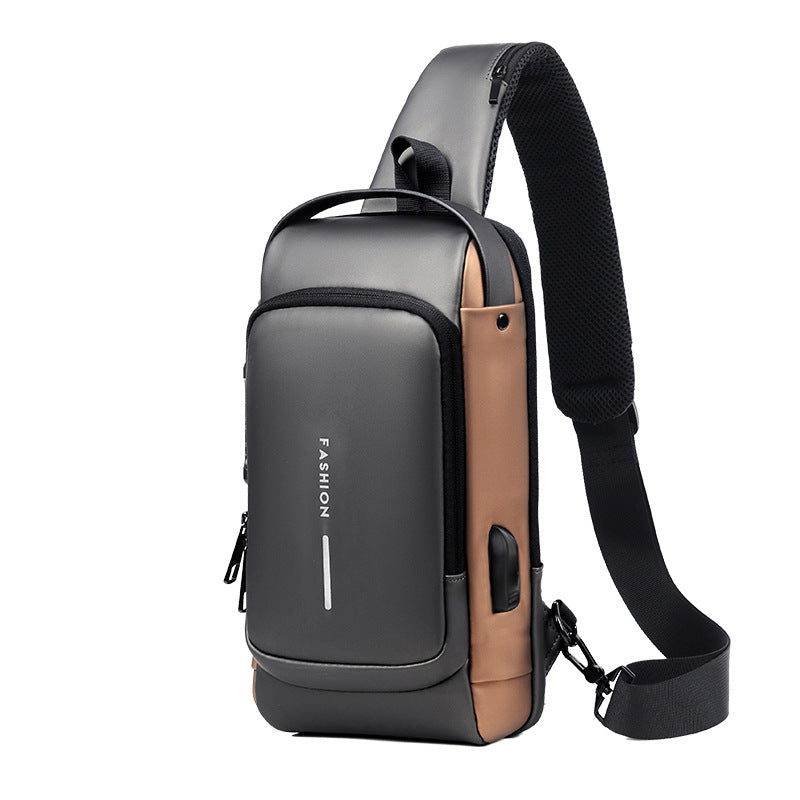 Crossbody Anti-Theft Sling Bag with USB Charging Port - Your Ultimate Business and Outdoor Companion