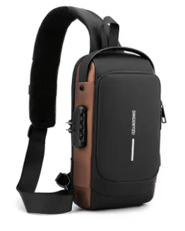 Crossbody Anti-Theft Sling Bag with USB Charging Port - Your Ultimate Business and Outdoor Companion