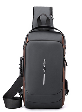 Crossbody Anti-Theft Sling Bag with USB Charging Port - Your Ultimate Business and Outdoor Companion